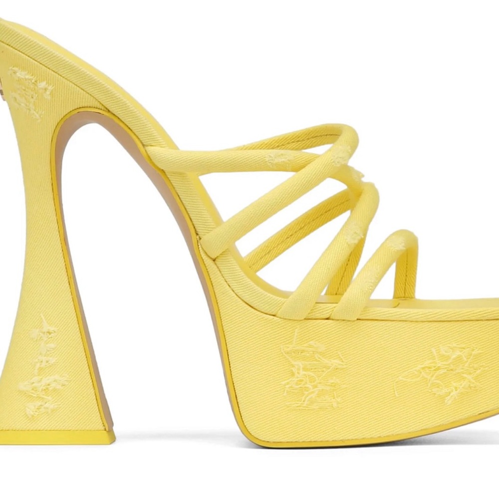 Naked Wolfe Honesty Yellow Size 38 - NWT and original box - never worn